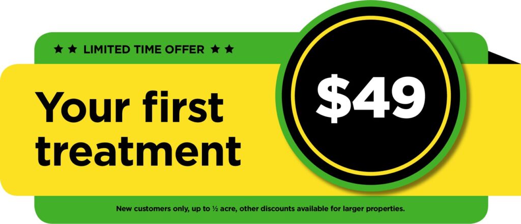 Mosquito Joe of Bedford-Amherst First Treatment $49 coupon.